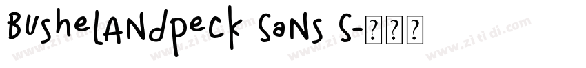 BushelAndPeck Sans S字体转换